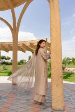 Rihana Rose Gold Charm Lawn Dress - Image 2