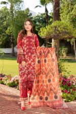 Safeera Blossom Pink Lawn Outfit - Image 2