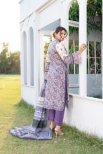Safeera Royal Violet Lawn Suit - Image 2