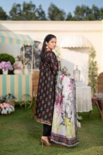 Sameera Blue Blossom Lawn Suit - Image 2