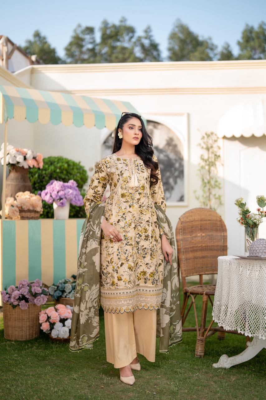 Sameera Lawn Casual Wear Collection 14 Sameera Signature Summer Lawn Ensemble - Image 1