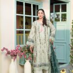 Sameera Midnight Floral Lawn Suit