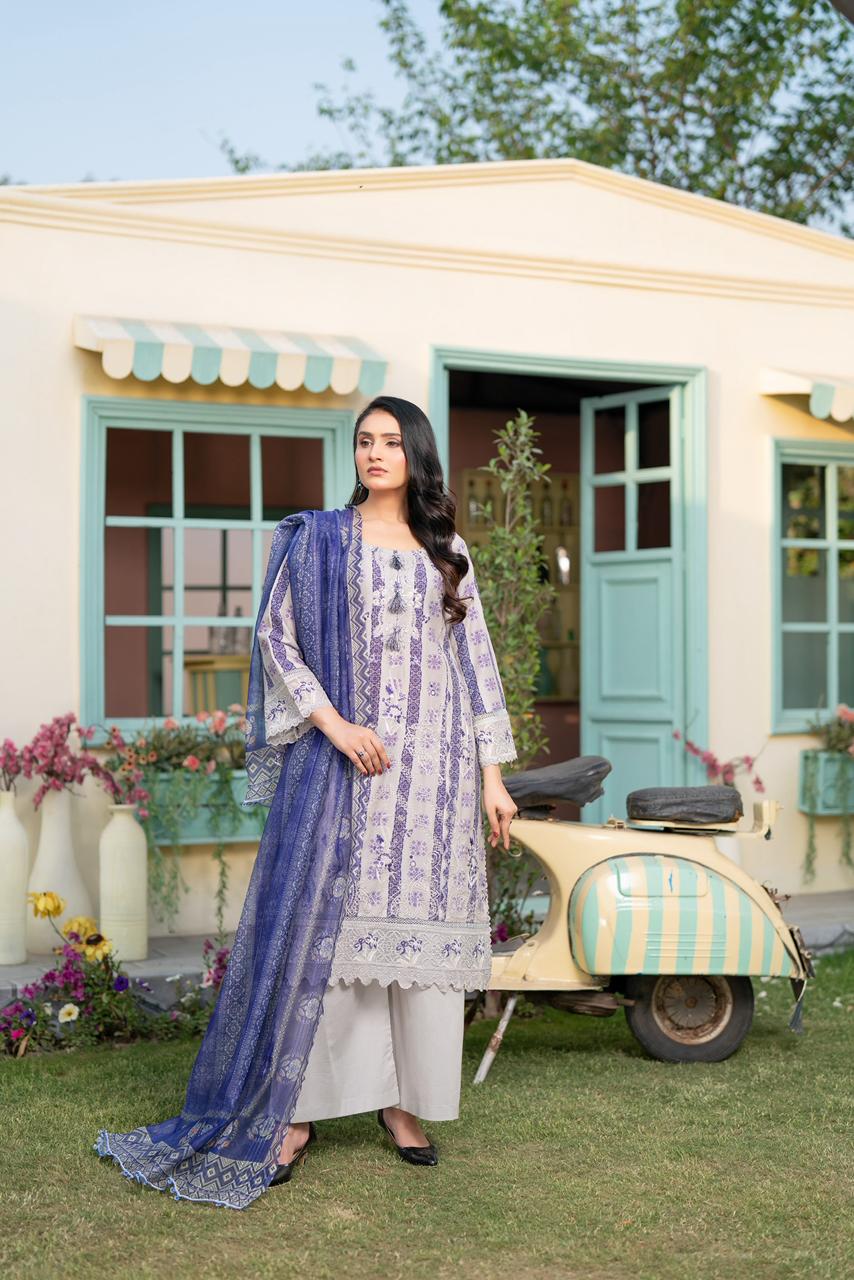 Sameera Lawn Casual Wear Collection 9 Sameera Rose Garden Lawn Outfit - Image 1