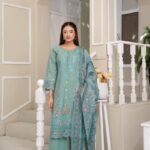 Eshaal Emerald Luxe Suit