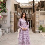 Aizah Ivory Bloom Lawn Frock
