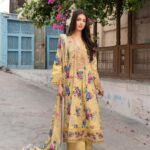 Aizah Lavender Charm Lawn Frock