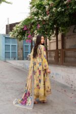 Aizah Lavender Charm Lawn Frock - Image 2