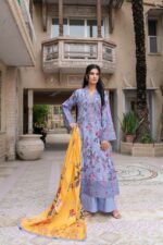 Aizah Pearl Cutline Lawn Frock