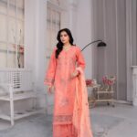 Arshia Rosewood Prestige Lawn Suit