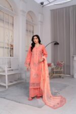 Arshia Rosewood Prestige Lawn Suit