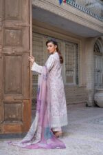 Kinzzay Lavender Charm Lawn Frock - Image 2