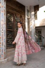 Kinzzay Rose Petal Lawn Frock - Image 2
