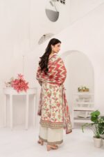 Sameya Peach Blossom Elegance Lawn Suit - Image 2