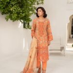 Sameya Coral Bloom Lawn Suit