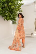 Sameya Coral Bloom Lawn Suit - Image 2