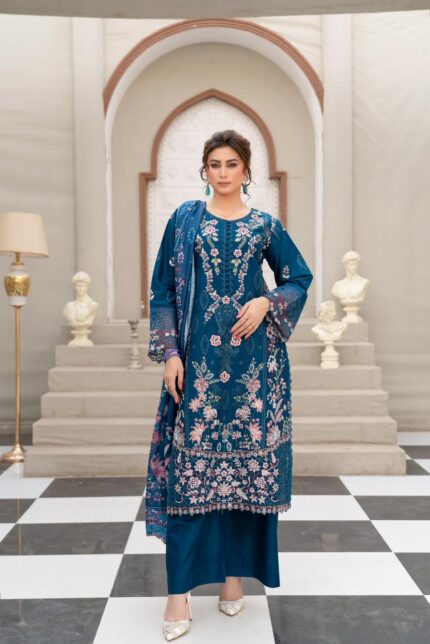 Samreen Rose Elegance Lawn Suit