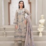 Samreen Lavender Bloom Lawn Suit