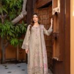 Soraya 2 Ivory Charm Lawn Suit