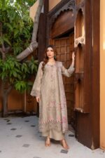 Soraya 2 Ivory Charm Lawn Suit