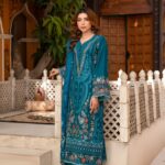 Soraya 2 Emerald Bloom Lawn Suit