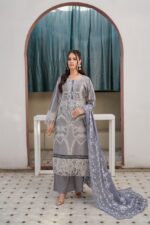 Soraya Returns Silver Grace Lawn Suit