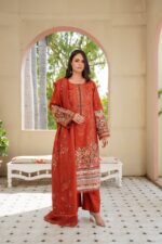 Soraya Returns Aqua Luxe Lawn Suit