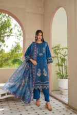 Soraya Returns Midnight Charm Lawn Suit