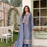 Soraya Lavender Majesty Lawn Suit