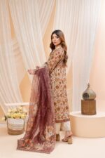 Mehru Petal Grace Lawn Suit - Image 2