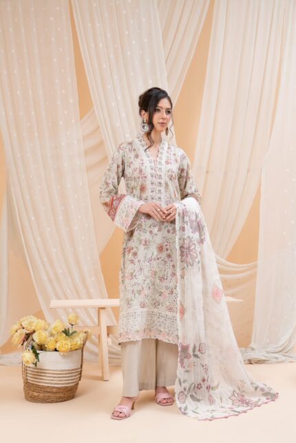 Mehru Blossom Prestige Lawn Suit