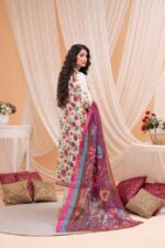 Mehru Floral Symphony Lawn Suit - Image 2