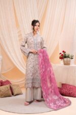 Mehru Midnight Bloom Lawn Suit