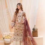 Mehru Petal Grace Lawn Suit