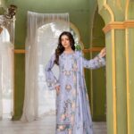 Humaira Royal Blossom Lawn Suit Munira Designer
