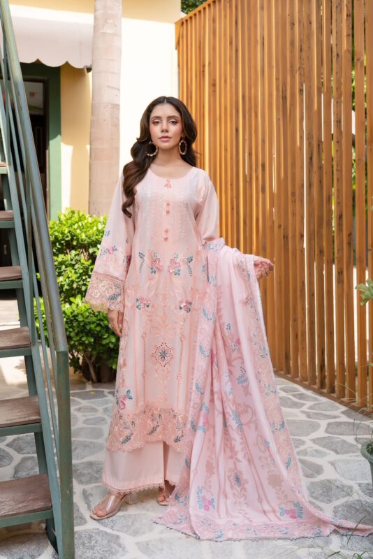 Humaira Ivory Luxe Lawn Suit