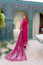 Humaira Noir Elegance Lawn Suit - Image 2
