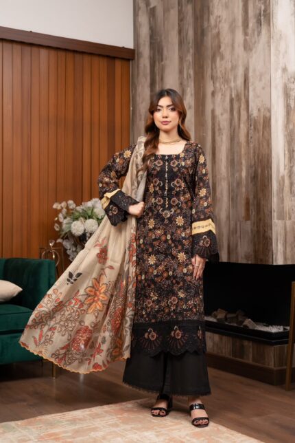 Mehreen Floral Symphony Lawn Suit