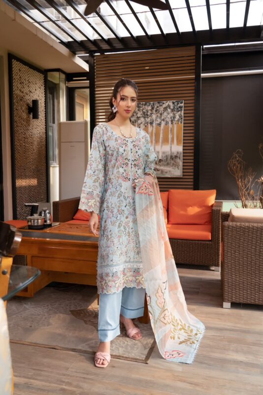 Mehreen Royal Blossom Lawn Suit
