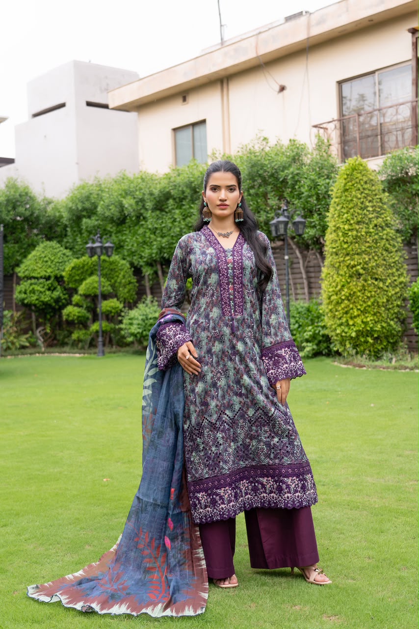 Mehreen Collection by Munira Designer 9 Mehreen Pearl Charm Lawn Suit