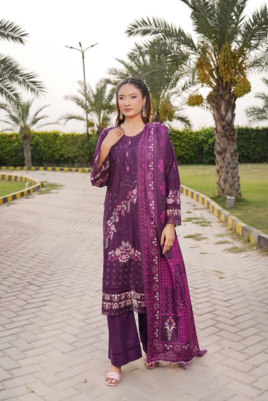 Rabica Lavender Grace Lawn Suit