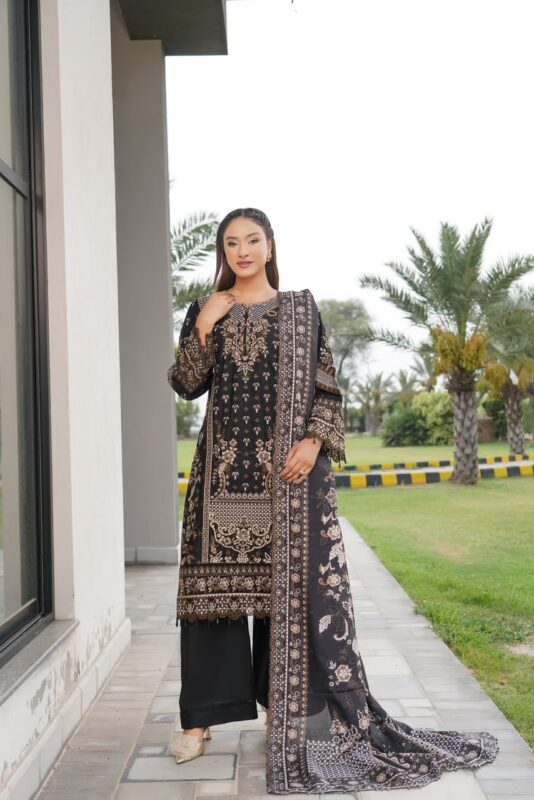Rabica Orchid Prestige Lawn Suit