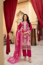 Sameya Lawn Suit - Munira Designer