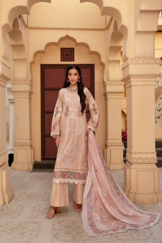 Sameya Pearl Bloom Lawn Suit