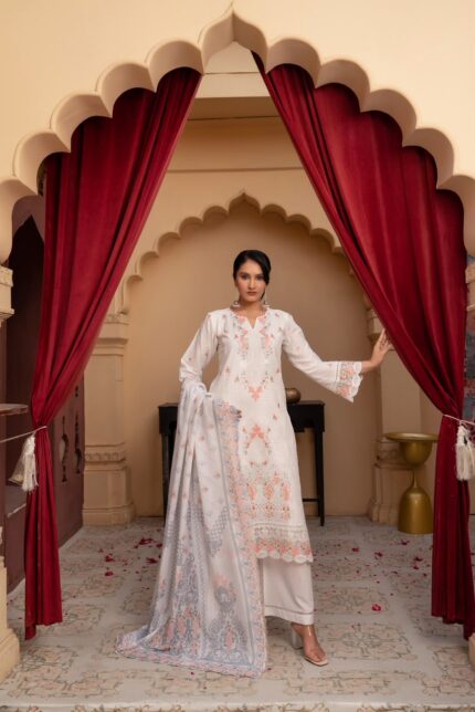 Sameya Floral Charm Lawn Suit