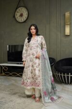 Wani Floral Heritage Lawn Set - Image 2
