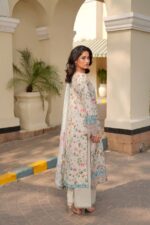 Zaveya Pearl Blossom Lawn Suit - Image 2