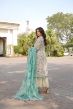 Zaveya Ivory Bloom Lawn Suit - Image 2