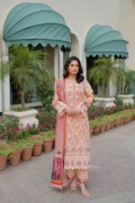 Zaveya Emerald Grace Lawn Suit