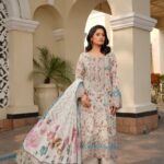 Zaveya Pearl Blossom Lawn Suit