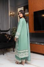 Ifzah Emerald Grace Lawn Suit - Image 2
